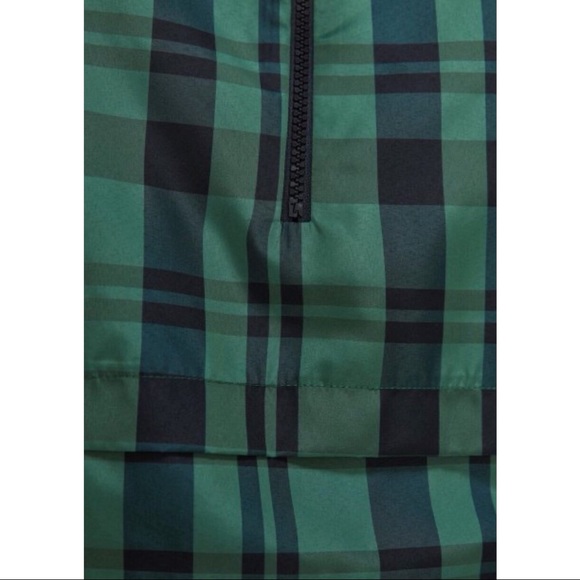 Zara Checked Hooded Lightweight Jacket Large Retro - Picture 15 of 16